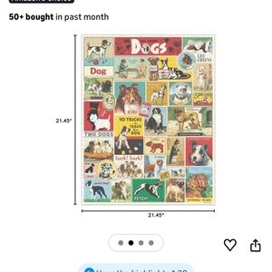 All About Dogs Puzzle - Multicolor